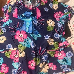 Stitch scrub top